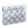Bombki 12szt 4cm Srebro KR1200E [50op]